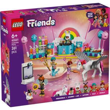 Конструктор LEGO Friends Костюмированная вечеринка с единорогом и феей 42661