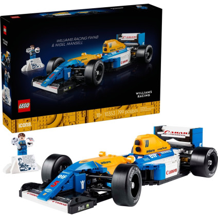 Конструктор LEGO Icons 10353 Гоночная машина Williams Racing FW14B & Nigel Mansell