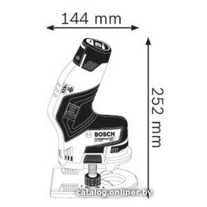 Кромочно-петельный фрезер Bosch GKF 12V-8 Professional 06016B0002 (без АКБ и кейса)