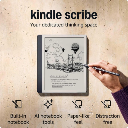 Электронная книга Amazon Kindle Scribe 2024 16GB Premium Pen (темно-серый)