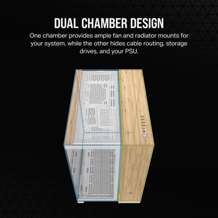 Корпус Corsair 6500X Dual Chamber CC-9011284-WW