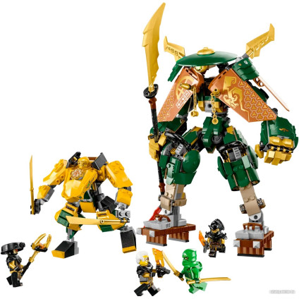 Конструктор LEGO Ninjago 71794 Командные роботы ниндзя Ллойда и Арин