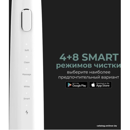 Электрическая зубная щетка AENO DB1S (3 насадки, белый)