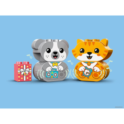 Конструктор LEGO Duplo 10977 Мой первый щенок и котёнок и их звуки