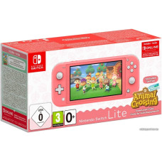 Игровая приставка Nintendo Switch Lite (розовый + Animal Crossing: New Horizons)