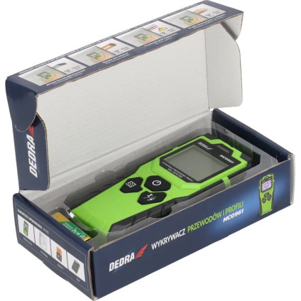 Детектор скрытой проводки Dedra MC0961