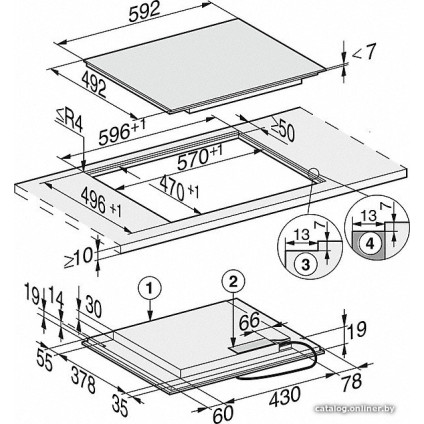 Варочная панель Miele KM 7404 FX