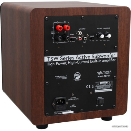 Проводной сабвуфер Taga Harmony TSW-60 (орех)