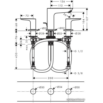 Смеситель Hansgrohe Talis E 71733700