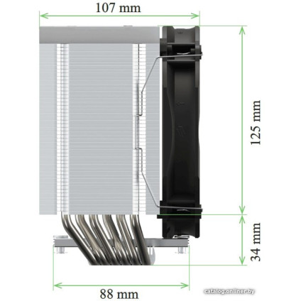 Кулер для процессора SilentiumPC Fortis 5 ARGB SPC308