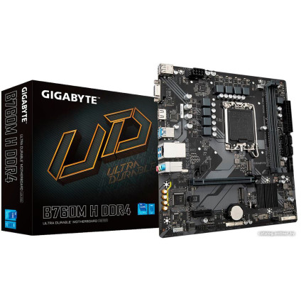 Материнская плата Gigabyte B760M H DDR4 (rev. 1.0)