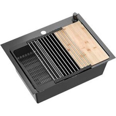 Кухонная мойка Quadron ZH5845PVDBLM