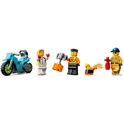 Конструктор LEGO City 60357 Трюковый грузовик и огненное кольцо