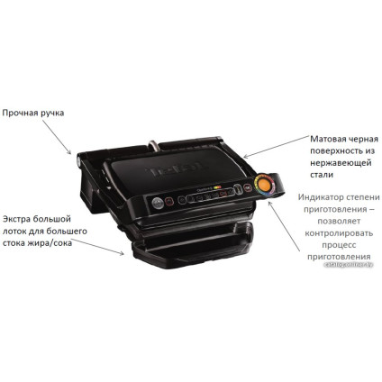 Электрогриль Tefal Optigrill Snacking & Baking GC714834