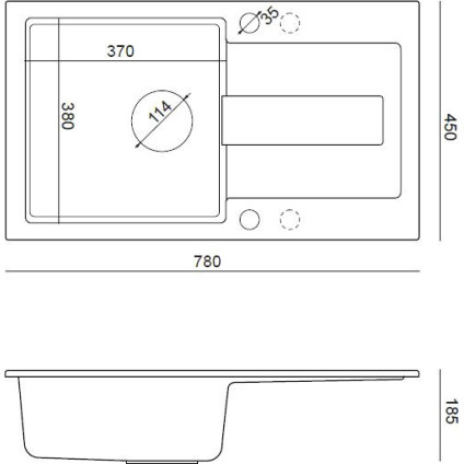 Кухонная мойка Quadron HCQC7845BEZKPC