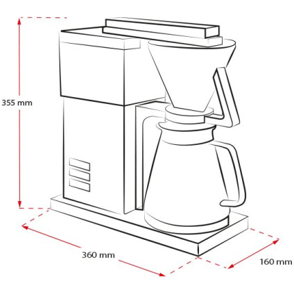 Капельная кофеварка Melitta One 1031-02