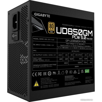 Блок питания Gigabyte UD850GM PG5 (rev. 2.0)