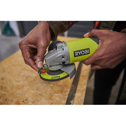 Угловая шлифмашина Ryobi R18AG-140S 5133003876 (с 1-им АКБ, сумка)