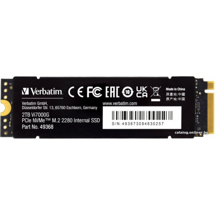 SSD Verbatim Vi7000G 2TB 49368