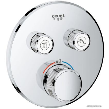 Смеситель без скрытого механизма Grohe Grohtherm SmartControl 29119000 (хром)