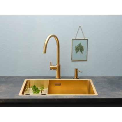 Кухонная мойка Reginox New York 50x40 (L) OKG Comfort Gold Flax R35160