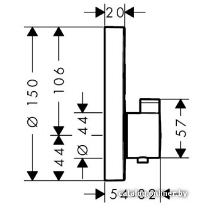 Смеситель Hansgrohe ShowerSelect S [15743000]