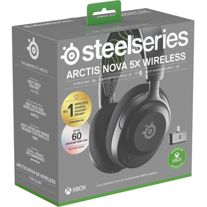 Наушники SteelSeries Arctis Nova 5X Wireless (черный)