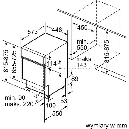 Встраиваемая посудомоечная машина Bosch Seria 4 SPI4HMS49E