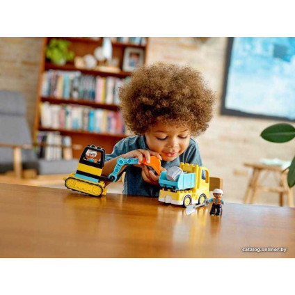 Конструктор LEGO Duplo 10931 Грузовик и гусеничный экскаватор