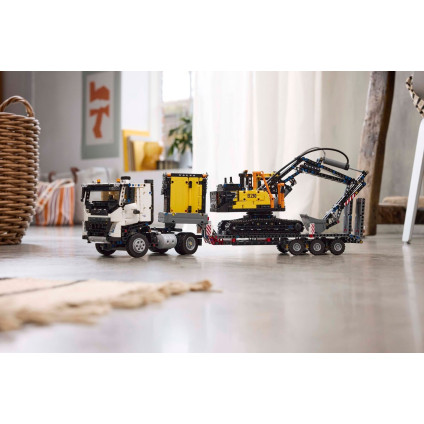 Конструктор LEGO Technic Грузовик Volvo FMX и электрический экскаватор EC230 42175