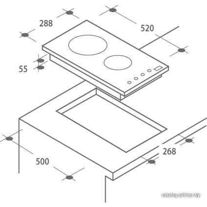 Варочная панель Candy CDH 30