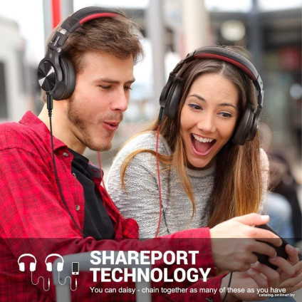 Наушники OneOdio A71 (черный/красный)