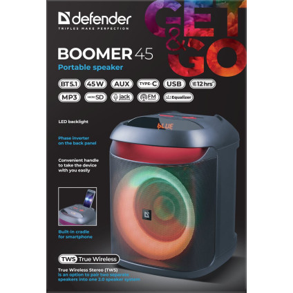 Беспроводная колонка Defender Boomer 45
