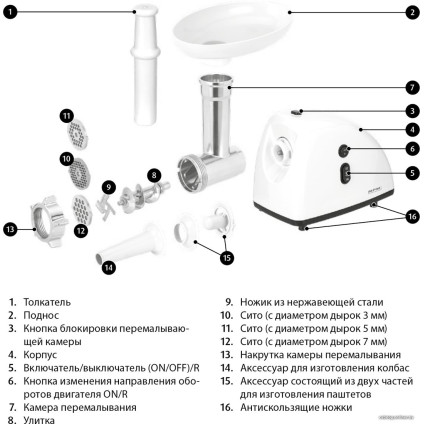 Мясорубка MPM MMM-05