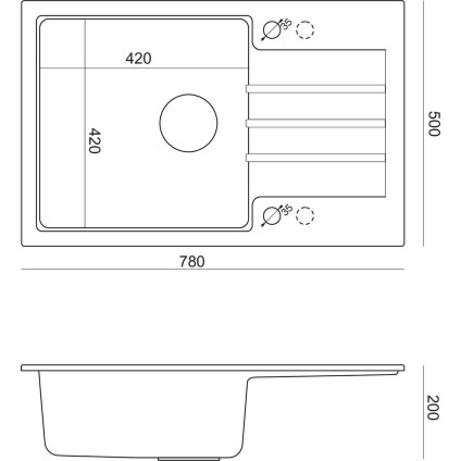 Кухонная мойка Quadron HCQP7850ST