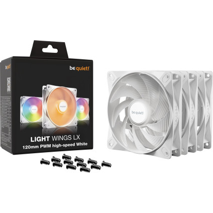 Комплект вентиляторов для корпуса be quiet! Light Wings LX HS 120mm 3-Pack BL125