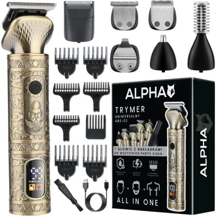 Триммер для бороды и усов Alpha ABS-02