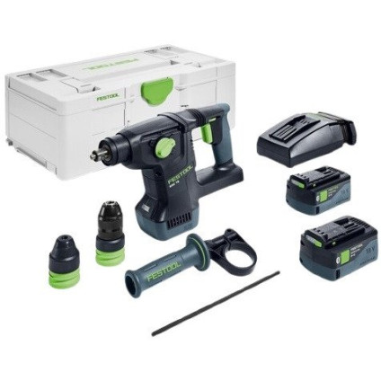 Перфоратор Festool Khc 18 5.0 Ebi-Plus 577448 (с 2-мя АКБ, кейс)