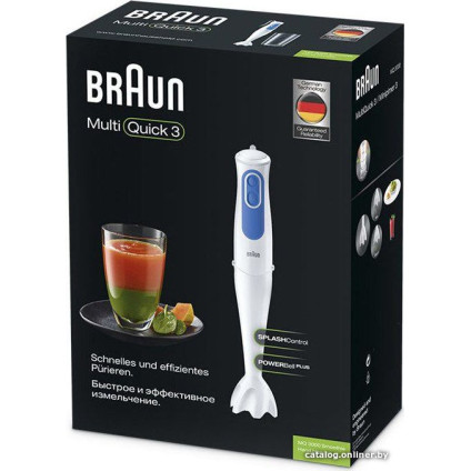 Погружной блендер Braun MQ 3000 WH Smoothie