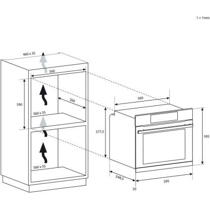 Электрический духовой шкаф Candy FACDIZ600L
