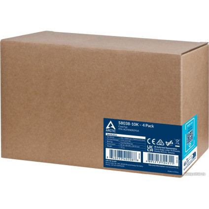 Комплект вентиляторов для корпуса Arctic S8038-10K 4 Pack ACFAN00291A