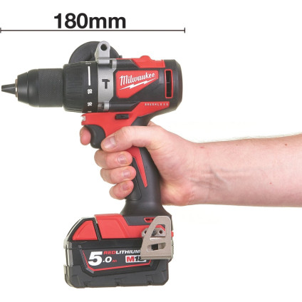 Ударная дрель-шуруповерт Milwaukee M18 BLPD2-502X 4933464517 (с 2-мя АКБ 5 Ач, кейс)