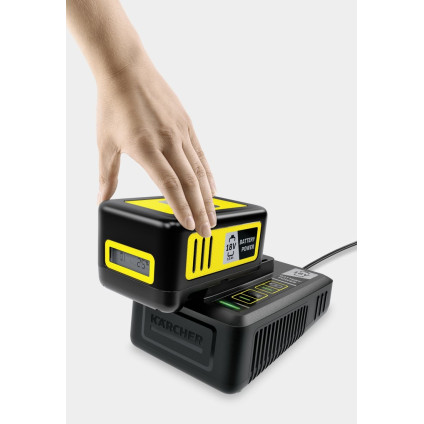 Аккумулятор с зарядным устройством Karcher Battery Power 18/50 2.445-063.0 (18В/5 Ач + 18В)