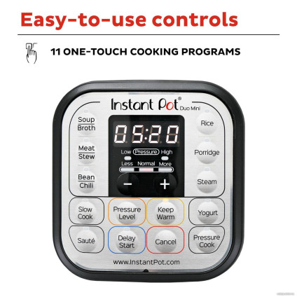 Мультиварка-скороварка Instant Pot Duo 3