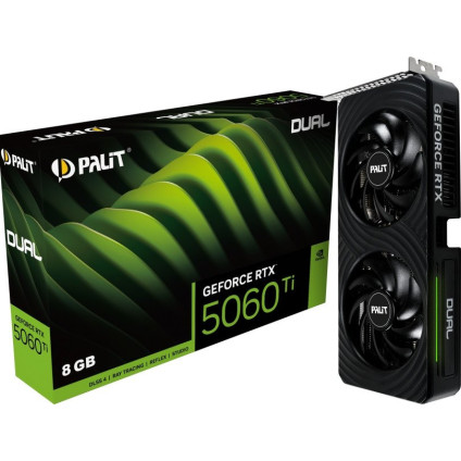 Видеокарта Palit GeForce RTX 5060 Ti Dual 8GB NE7506T019P1-GB2062D