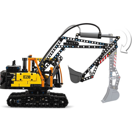 Конструктор LEGO Technic Грузовик Volvo FMX и электрический экскаватор EC230 42175