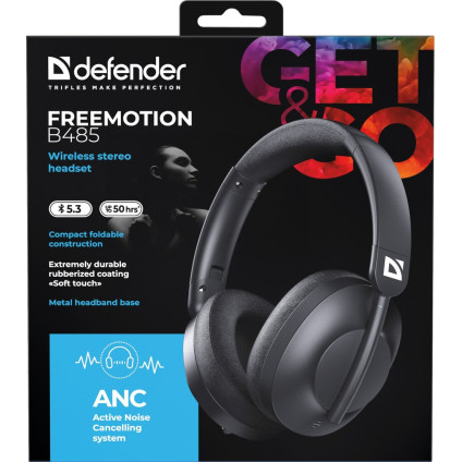 Наушники Defender FreeMotion B485 (черный)