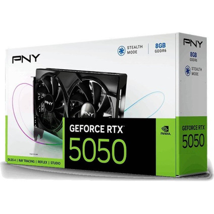 Видеокарта PNY GeForce RTX 5050 Dual Fan VCG50508DFXPB1