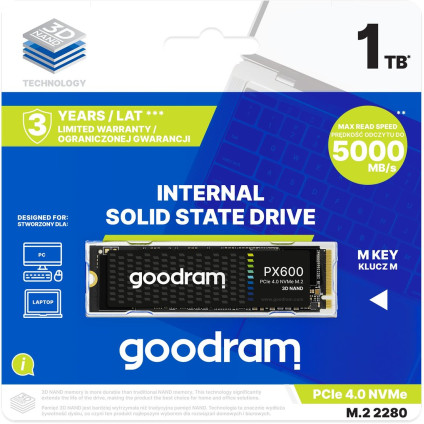 SSD GOODRAM PX600 1TB SSDPR-PX600-1K0-80