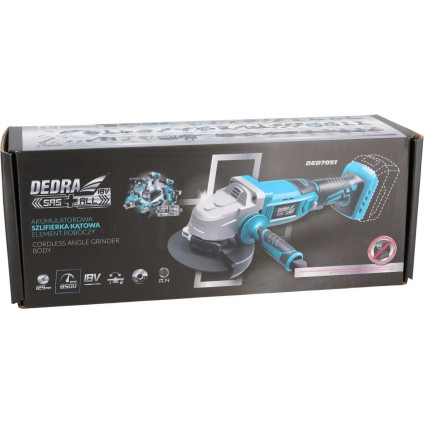 Угловая шлифмашина Dedra DED7051 (без АКБ)